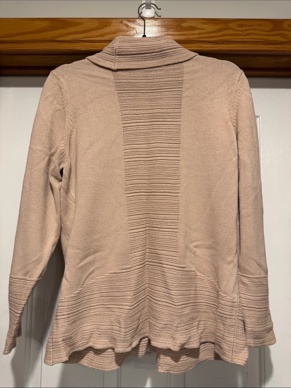 Calvin Klein Light Beige Cowl Neck Pullover Sweater